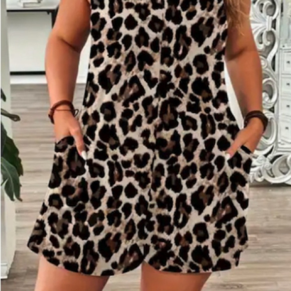 Leopard Print Women's Romper!